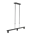 Steinhauer pendant luminaire STANG 3 flames E27 IP20, blue, black