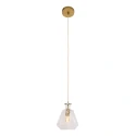 Pendelarmatuur GRAZIOGLASS ?18cm E27 IP20, messing