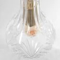 Mexlite Pendelarmatuur GRAZIOGLASS ?14cm E27 IP20, messing