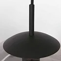 Steinhauer pendant luminaire BOLLIQUE round E27 IP20, black dimmable