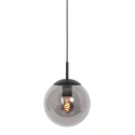 Steinhauer pendant luminaire BOLLIQUE round E27 IP20, black dimmable