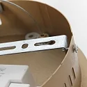 Pendelarmatuur RINGLUX LED IP20, goud dimbaar