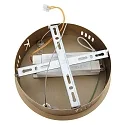 Pendelarmatuur RINGLUX LED IP20, goud dimbaar