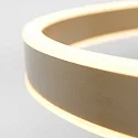 Pendelarmatuur RINGLUX LED IP20, goud dimbaar