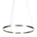 Steinhauer Pendelarmatuur RINGLUX IP20, zilver dimbaar