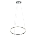 Steinhauer Pendelarmatuur RINGLUX IP20, zilver dimbaar