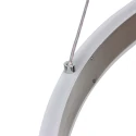 Steinhauer Pendelarmatuur RINGLUX IP20, zilver dimbaar