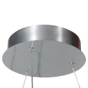 Steinhauer Pendelarmatuur RINGLUX IP20, zilver dimbaar