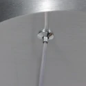 Steinhauer Pendelarmatuur RINGLUX IP20, zilver dimbaar