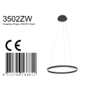 Pendelarmatuur RINGLUX LED IP20, goud dimbaar