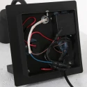 Mexlite Wandarmatuur UPROUND 1-vlams GU10 IP20, zwart 