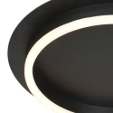 Steinhauer Plafondarmatuur RINGLUX 1-vlams IP20, zwart dimbaar