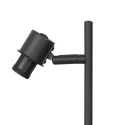 Steinhauer Tafelarmatuur BAMBUS E14 IP20, hout, zwart dimbaar