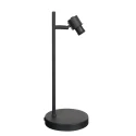 Steinhauer Tafelarmatuur BAMBUS E14 IP20, hout, zwart dimbaar