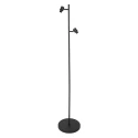 Staande lamp BAMBUS 2-vlams E14 IP20, hout, zwart dimbaar