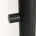Steinhauer Staande lamp BAMBUS 5-vlams E14 IP20, hout, zwart dimbaar
