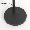 Steinhauer Staande lamp BAMBUS 5-vlams E14 IP20, hout, zwart dimbaar