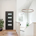 Pendelarmatuur RINGLUX up down IP20, goud dimbaar