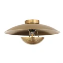 anne light & home Plafondarmatuur BRASS 1-vlams E27 IP20, brons dimbaar