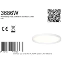 Steinhauer ceiling luminaire FLADY 2 flames IP20, white dimmable