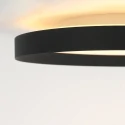 Steinhauer ceiling luminaire FLADY up / down IP20, black dimmable