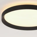 Steinhauer ceiling luminaire FLADY up / down IP20, black dimmable