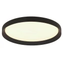 Steinhauer ceiling luminaire FLADY up / down IP20, black dimmable