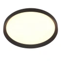 Steinhauer ceiling luminaire FLADY up / down IP20, black dimmable
