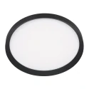 Steinhauer ceiling luminaire FLADY up / down IP20, black dimmable