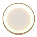 Steinhauer ceiling luminaire RINGLEDE IP20, gold dimmable