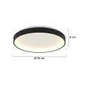 Plafondarmatuur RINGLEDE IP20, goud dimbaar
