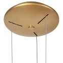 Steinhauer Pendelarmatuur RINGLUX IP20, goud dimbaar