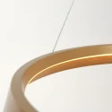 Steinhauer Pendelarmatuur RINGLUX IP20, goud dimbaar