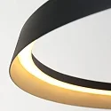 Steinhauer pendant luminaire RINGLUX IP20, black dimmable
