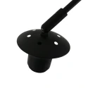 Steinhauer wall luminaire SPARKLED LIGHT 1 flame E27 IP20, black dimmable