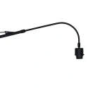 Steinhauer Wandarmatuur ELEGANT CLASSY 1-vlams E27 IP20, zwart dimbaar