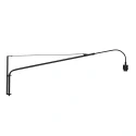 Steinhauer Wandarmatuur ELEGANT CLASSY 1-vlams E27 IP20, zwart dimbaar