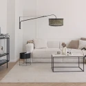 Steinhauer Wandarmatuur ELEGANT CLASSY 1-vlams E27 IP20, zwart dimbaar