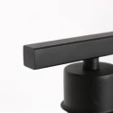 Steinhauer table lamp STANG 1 flame E27 IP20, black dimmable