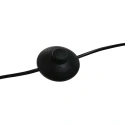 Mexlite arc luminaire SOLVA 1 flame E27 IP20, black dimmable