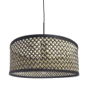 Steinhauer pendant luminaire SPARKLED LIGHT 1 flame E27 IP20, black dimmable