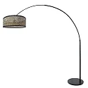 Steinhauer Staande lamp SPARKLED LIGHT E27 IP20, dimbaar
