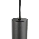 Steinhauer Pendelarmatuur BOLLIQUE 9-vlams GU10 + E27 IP20, zwart dimbaar