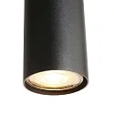 Steinhauer Pendelarmatuur BOLLIQUE 9-vlams GU10 + E27 IP20, zwart dimbaar