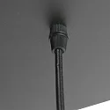 Steinhauer Pendelarmatuur BOLLIQUE 9-vlams GU10 + E27 IP20, zwart dimbaar