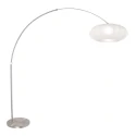 Steinhauer Booglamp LUMA NOLA 1-vlams E27 IP20, staal dimbaar