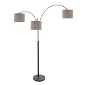 Steinhauer Staande lamp SPARKLED LIGHT E27 IP20, dimbaar