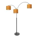 Steinhauer Staande lamp SPARKLED LIGHT E27 IP20, dimbaar