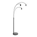 Steinhauer Staande lamp SPARKLED LIGHT E27 IP20, dimbaar