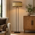 Steinhauer Staande lamp STANG E27 IP20, dimbaar